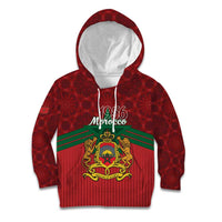 Personalized Morocco Independence Day Kid Hoodie 1956 Proud Islamic Pattern - Wonder Print Shop