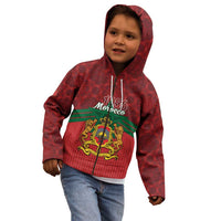 Personalized Morocco Independence Day Kid Hoodie 1956 Proud Islamic Pattern - Wonder Print Shop