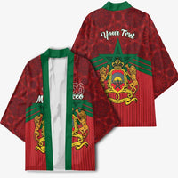 Personalized Morocco Independence Day Kimono 1956 Proud Islamic Pattern - Wonder Print Shop