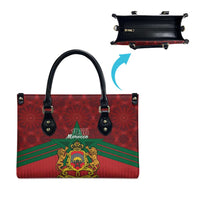 Morocco Independence Day Leather Bag 1956 Proud Islamic Pattern LT14