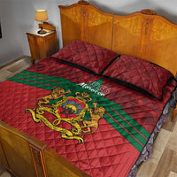 Morocco Independence Day Quilt Bed Set 1956 Proud Islamic Pattern LT14
