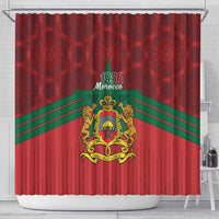 Morocco Independence Day Shower Curtain 1956 Proud Islamic Pattern LT14