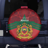 Morocco Independence Day Spare Tire Cover 1956 Proud Islamic Pattern LT14