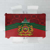 Morocco Independence Day Tablecloth 1956 Proud Islamic Pattern LT14