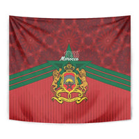 Morocco Independence Day Tapestry 1956 Proud Islamic Pattern LT14