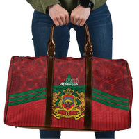 Morocco Independence Day Travel Bag 1956 Proud Islamic Pattern - Wonder Print Shop