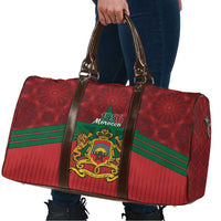 Morocco Independence Day Travel Bag 1956 Proud Islamic Pattern LT14