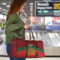 Morocco Independence Day Travel Bag 1956 Proud Islamic Pattern LT14