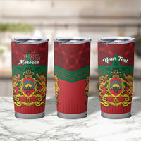 Personalized Morocco Independence Day Tumbler Cup 1956 Proud Islamic Pattern LT14