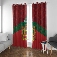 Morocco Independence Day Window Curtain 1956 Proud Islamic Pattern LT14
