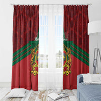 Morocco Independence Day Window Curtain 1956 Proud Islamic Pattern LT14