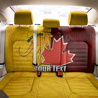 Custom Australia And Canada Soccer Back Car Seat Cover Matildas Combine Canucks Together - Wonder Print Shop