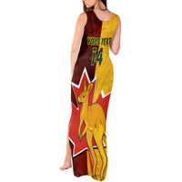 Custom Australia And Canada Soccer Tank Maxi Dress Matildas Combine Canucks Together - Wonder Print Shop