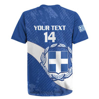 Custom Greece Football Rugby Jersey Ethniki Elladas - Blue Version - Wonder Print Shop