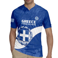 Custom Greece Football Rugby Jersey Ethniki Elladas - Blue Version - Wonder Print Shop