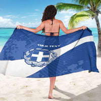 Custom Greece Football Sarong Ethniki Elladas - Blue Version - Wonder Print Shop