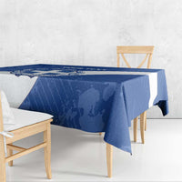 Custom Greece Football Tablecloth Ethniki Elladas - Blue Version - Wonder Print Shop