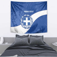 Custom Greece Football Tapestry Ethniki Elladas - Blue Version - Wonder Print Shop