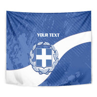 Custom Greece Football Tapestry Ethniki Elladas - Blue Version - Wonder Print Shop