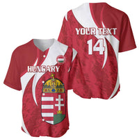 Custom Hungary Football Baseball Jersey Go Magyarok - Curves Style - Wonder Print Shop