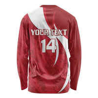 Custom Hungary Football Long Sleeve Shirt Go Magyarok - Curves Style - Wonder Print Shop