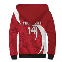 Custom Hungary Football Sherpa Hoodie Go Magyarok - Curves Style - Wonder Print Shop