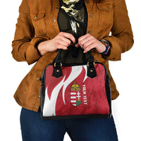 Custom Hungary Football Shoulder Handbag Go Magyarok - Curves Style
