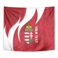 Custom Hungary Football Tapestry Go Magyarok - Curves Style - Wonder Print Shop
