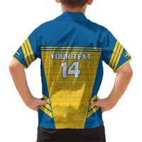 Custom Sweden Football Hawaiian Shirt Go Blagult - Scandinavian Pattern - Wonder Print Shop