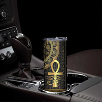 Ancient Egypt Ankh and Eye Of Horus Skinny Tumbler Egyptian Hieroglyphs - Wonder Print Shop