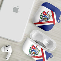 Cuba Independence Day AirPods Case Patria o Muerte Venceremos Curve Flag Style - Wonder Print Shop