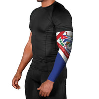 Cuba Independence Day Arm Sleeves Patria o Muerte Venceremos Curve Flag Style - Wonder Print Shop