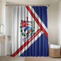 Cuba Independence Day Bathroom Set Patria o Muerte Venceremos Curve Flag Style - Wonder Print Shop