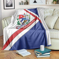 Cuba Independence Day Blanket Patria o Muerte Venceremos Curve Flag Style - Wonder Print Shop