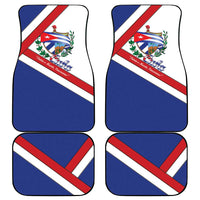 Cuba Independence Day Car Mats Patria o Muerte Venceremos Curve Flag Style - Wonder Print Shop