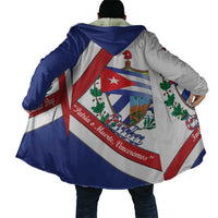 Cuba Independence Day Cloak Patria o Muerte Venceremos Curve Flag Style - Wonder Print Shop