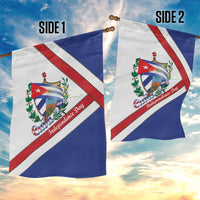 Cuba Independence Day Garden Flag Patria o Muerte Venceremos Curve Flag Style - Wonder Print Shop