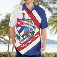 Cuba Independence Day Hawaiian Shirt Patria o Muerte Venceremos Curve Flag Style - Wonder Print Shop