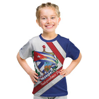 Cuba Independence Day Kid T Shirt Patria o Muerte Venceremos Curve Flag Style - Wonder Print Shop