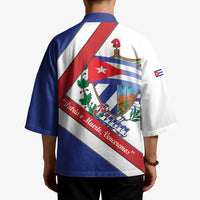 Cuba Independence Day Kimono Patria o Muerte Venceremos Curve Flag Style - Wonder Print Shop