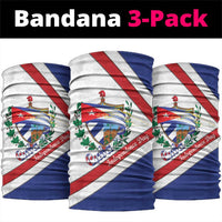 Cuba Independence Day Neck Gaiter Patria o Muerte Venceremos Curve Flag Style - Wonder Print Shop