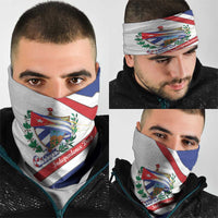 Cuba Independence Day Neck Gaiter Patria o Muerte Venceremos Curve Flag Style - Wonder Print Shop