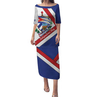 Cuba Independence Day Puletasi Patria o Muerte Venceremos Curve Flag Style - Wonder Print Shop