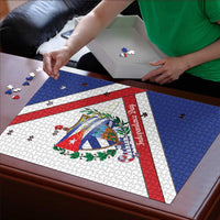 Cuba Independence Day Puzzle Patria o Muerte Venceremos Curve Flag Style - Wonder Print Shop