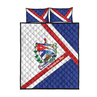 Cuba Independence Day Quilt Bed Set Patria o Muerte Venceremos Curve Flag Style - Wonder Print Shop