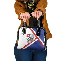 Cuba Independence Day Shoulder Handbag Patria o Muerte Venceremos Curve Flag Style - Wonder Print Shop
