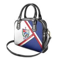 Cuba Independence Day Shoulder Handbag Patria o Muerte Venceremos Curve Flag Style - Wonder Print Shop