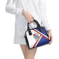 Cuba Independence Day Shoulder Handbag Patria o Muerte Venceremos Curve Flag Style - Wonder Print Shop