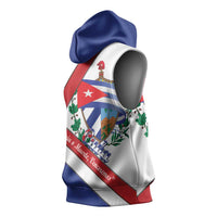 Cuba Independence Day Sleeveless Hoodie Patria o Muerte Venceremos Curve Flag Style - Wonder Print Shop