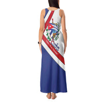 Cuba Independence Day Tank Maxi Dress Patria o Muerte Venceremos Curve Flag Style - Wonder Print Shop